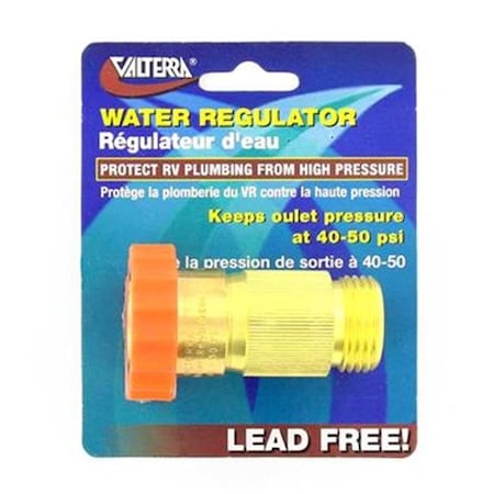 Valterra VALTERRA LLC A011120VP Fresh Water Pressure Regulator; Brass V46-A011120VP